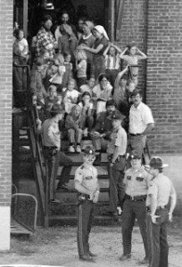 Vermont raid had similar conclusion to Texas case In this June 22, 1984, file photo, parents and children are in police custody in Newport, Vt., in June 1984, after the Northeast Kingdom Community Church was raided in the early morning by state officials alleging child abuse. Inset: Member of the Northeast Kingdom Community Church are escorted out of court by state police in Newport. People involved in the 1984 seizure of more than 100 children say there are some similarities between the Island Pond case and the current case in Texas in which hundreds of children were taken from their parents amid allegations of sexual abuse. In both cases the courts returned the children to their parents.